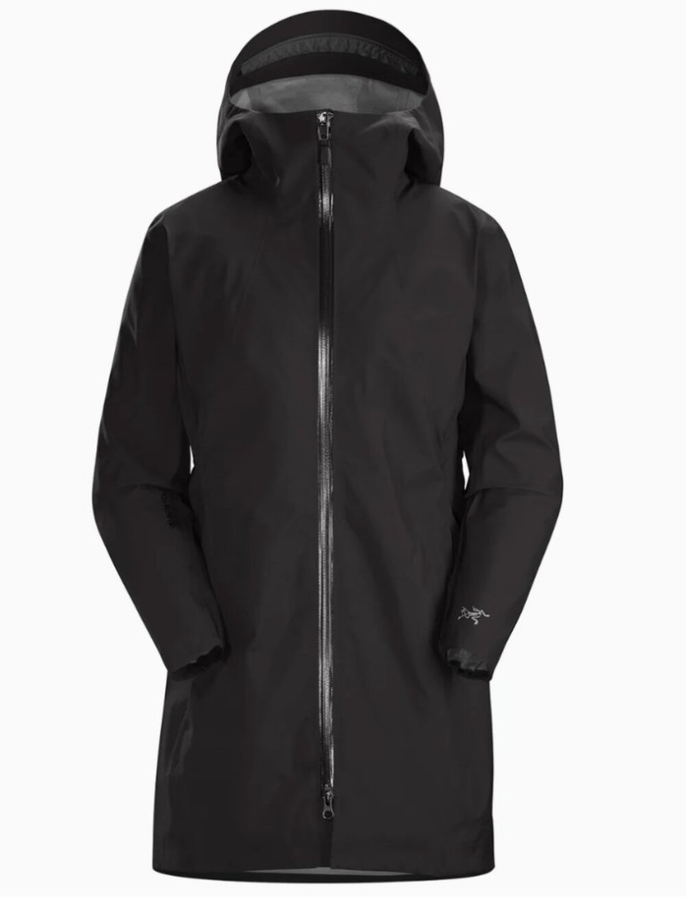 EUC Arc'teryx Women's Black Codetta Cinch Gore-Tex Coat - Size L